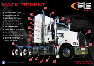 Mack Trident Accessories